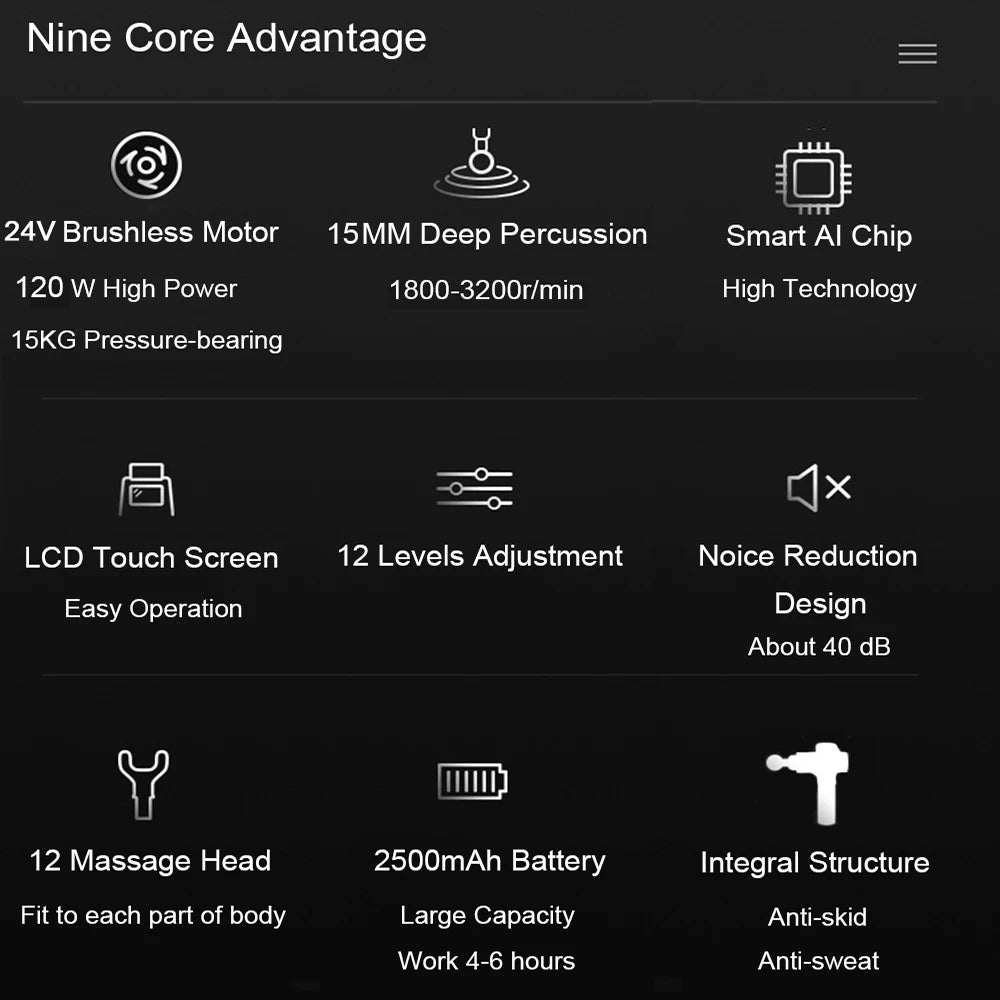 24V Professional Massage Gun